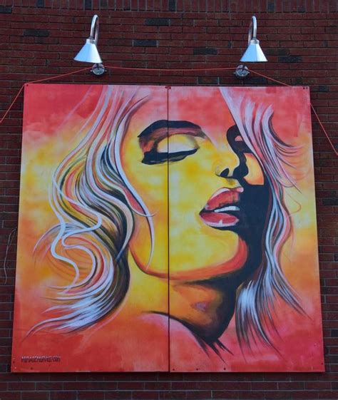 Sexy Face Street Mural By Lynnebook Viewbug Com