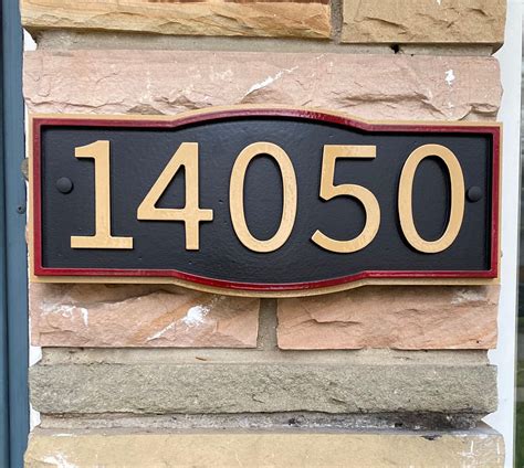 House Numbers Custom Address Sign Address Plaque Address Etsy