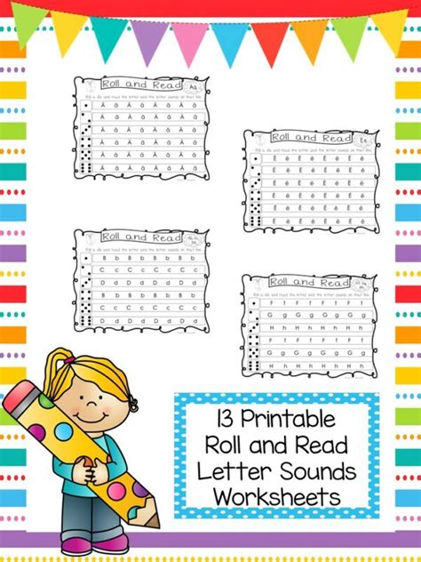 1 Printable Roll And Read Letter Sounds Made By Teachers
