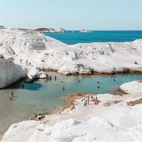 Finduslost On Instagram Milos Greece Milos Sarakiniko Beaches