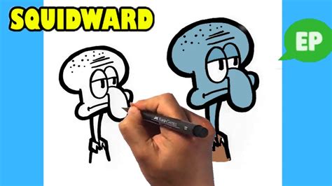 How To Draw Squidward Spongebob Squarepants Easy Drawing Lesson