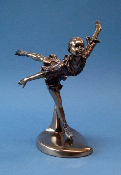 Camel Spin Ice Skating Figurine Bronze Ts