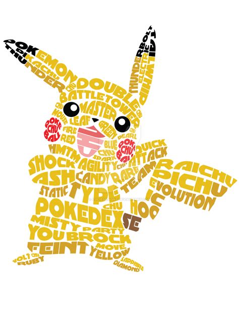 Pikachu Text Tee By Luciedesigns On Deviantart