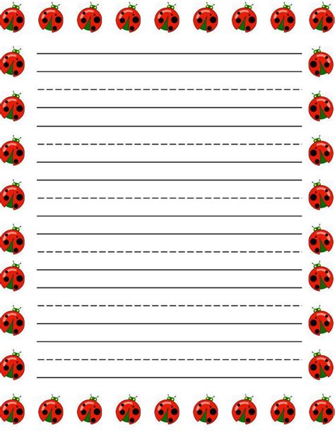 Perhaps your childs first grade teacher wants homework to be done on half inch primary lined paper. Teddy bear on the moon Free printable kids stationery, free printable writing paper for kids ...