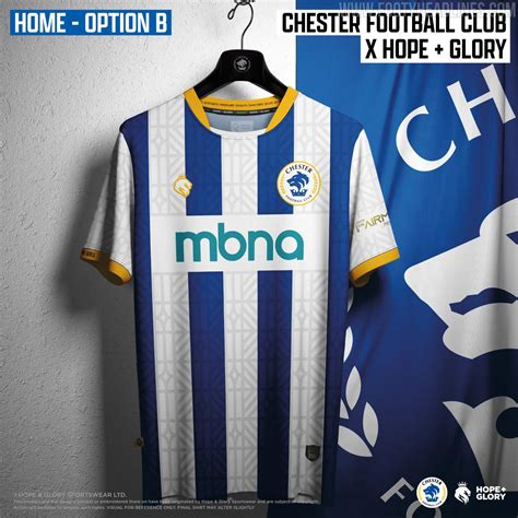 Chester Fc 23 24 Home And Away Kits Vote Footy Headlines