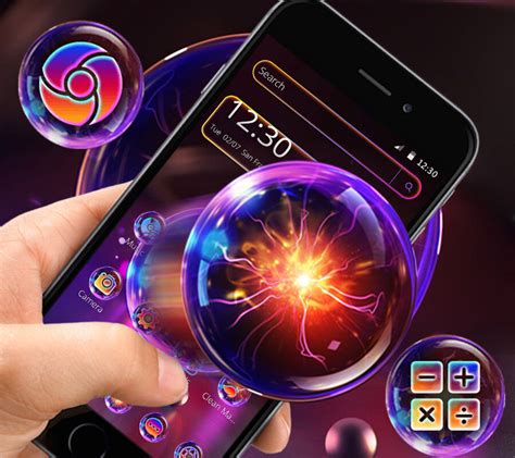 Tech Light Ball Launcher Theme 🔮 Free Android Theme