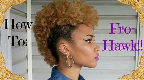 But now that i'm on the quest of getting some real length back. HOW TO: "FROHAWK"/MOHAWK ON 4B NATURAL HAIR - YouTube
