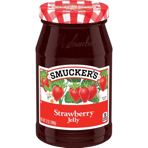 Smuckers 12 Ounce Strawberry Jelly Smartlabel Food