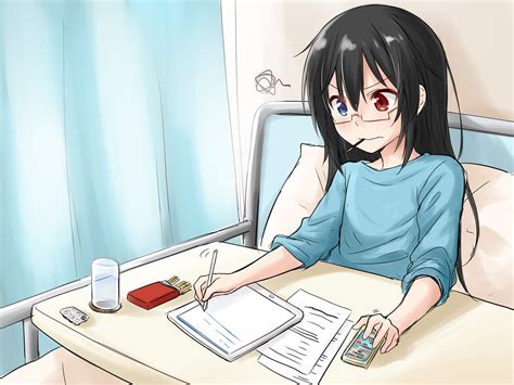 Anime Girl In Hospital
