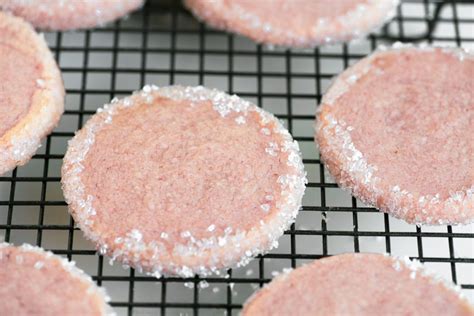 Strawberry Shortbread Cookies • Taste Like Fresh Berries