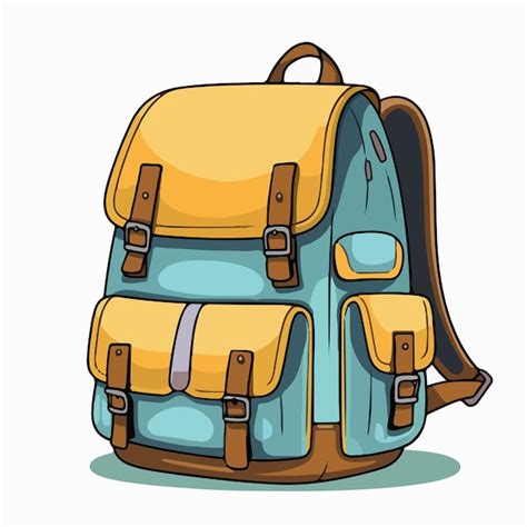 Premium Vector School Bag Vector