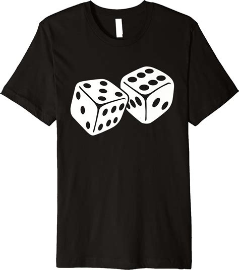 Dices Premium T Shirt Clothing Shoes And Jewelry