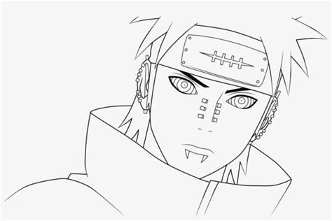 Pain Naruto Drawing At Getdrawings Drawing Png Image Transparent