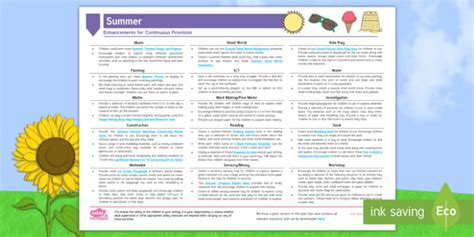 Eyfs Summer Continuous Provision Planning Ideas Ages Hot Sex Picture