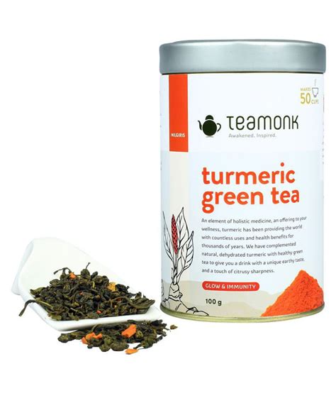 Teamonk Turmeric Green Tea 100 Gram Buy Teamonk Turmeric Green Tea