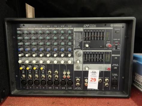 Yamaha Emx 512sc Mixing Board Manuals In Office