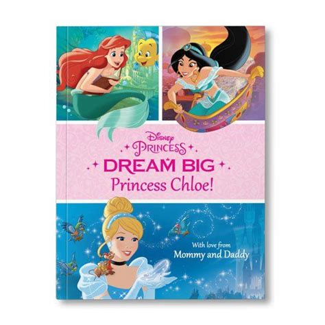 Disneys Dream Big Princess Personalized Paperback Book Personalized