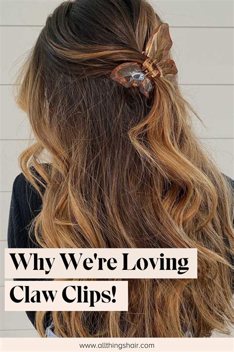 Click Through For Some Claw Clip Style Inspo Pretty Updos New Hair