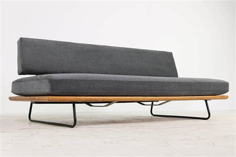 1950s Minimalist Daybed Rolf Grunow For Knoll Beechwood