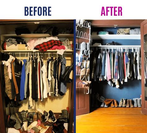 Closet Before And After 1 Cabin Lane