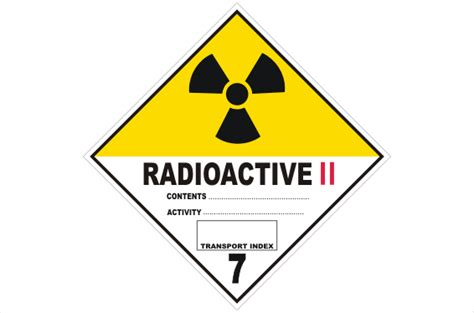 Radioactive Materials Sign Printable