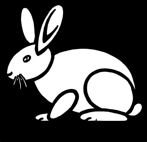 Basic Rabbit Drawing Vector Clipart Image Free Stock Photo Public