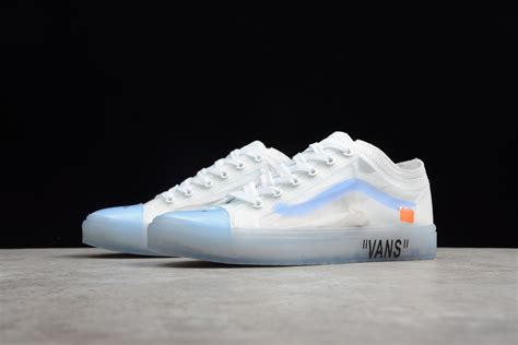 OFF WHITE X Vans Old Skool Willy Transparent White For Sale