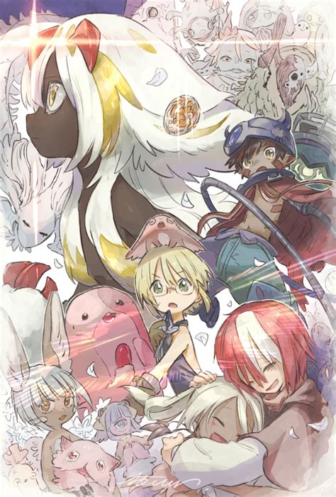 Nanachi Regu Riko Mitty Meinya And More Made In Abyss Drawn By Ototoi Eevees