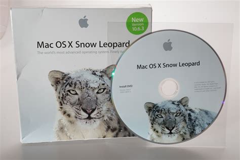 Apple Snow Leopard Install Disc Porlight