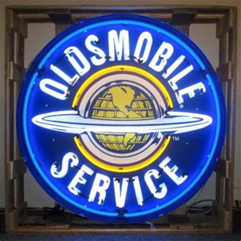 Neonetics Oldsmobile Service 3 Foot Neon Lighted Sign 9oldbk