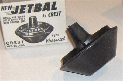 Vintage Plumbing Jetbal By Crest Mfg Co Inc Toilet Tank Stopper
