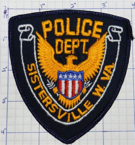 West Virginia Sistersville Police Dept Eagle Patch Collectibles