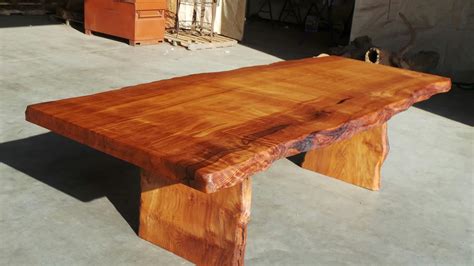 Rustic Dining Tables Live Edge Wood Slabs Redwood Burl Inc