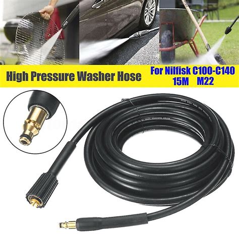 51015m M22 High Pressure Washer Hose For Nilfisk C100 C110 C120 C130 C140 Qinhai Fruugo Nz