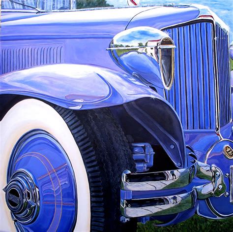 Stunning Art Depicting Classic Cars Classic Cars Art Photo