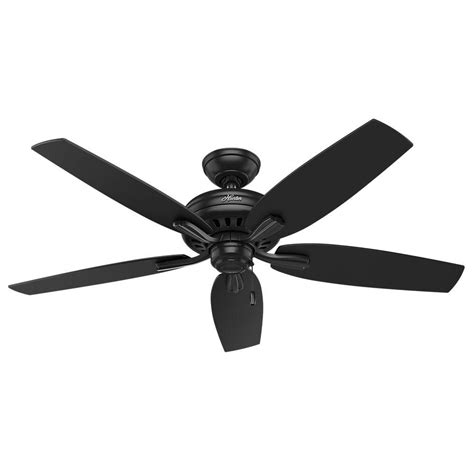 Hunter low profile ceiling fans. Hunter Newsome 52 in. Indoor/Outdoor Matte Black Ceiling ...
