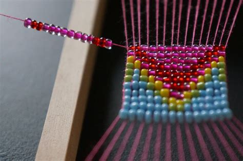 Beads Weaving Diy Bead Weaving Diy Weaving Paper Beads