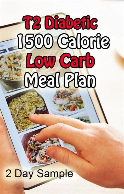 Diabetes Management 1500 Calorie Meal Plan Diabetic Meal Plan Low