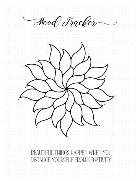 Free Printable Mood Tracker Bullet Journal And Classic Style 20 Templates