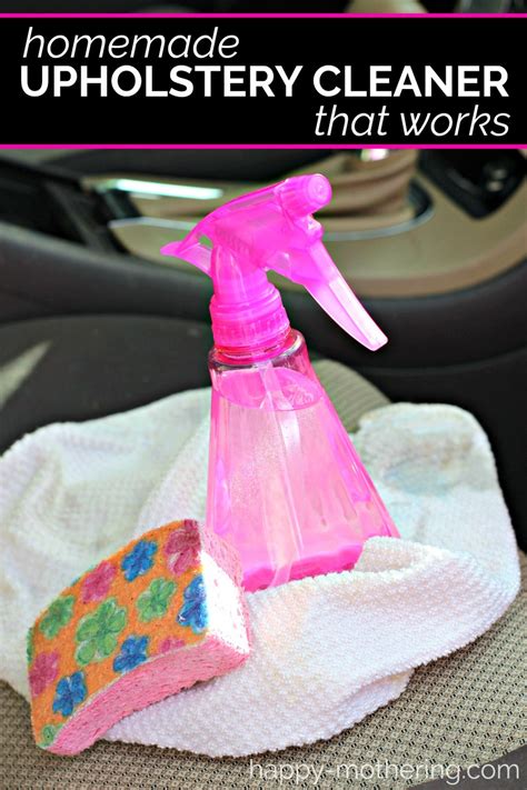 Homemade Upholstery Cleaner With Simple Ingredients Happy Mothering