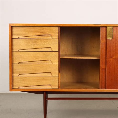 Sideboard Design Edmondo Palutari Dassi 1960s Veneered Wood For Sale At