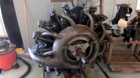 1929 Lycoming R 680 9 Cylinders Radial Airplane Engine 215hp Youtube