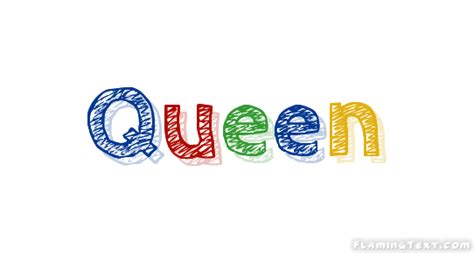 Queen Лого Бесплатный инструмент для дизайна имени от Flaming Text