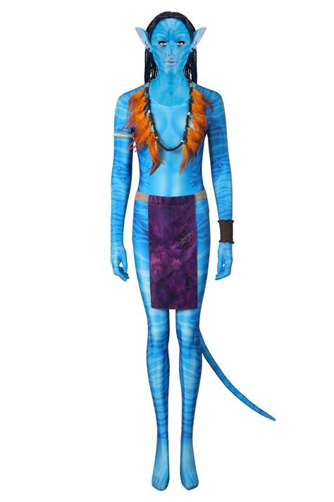 Avatar 2 The Way Of Water Neytiri Cosplay Costume Bodysuit Zentai
