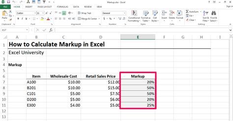 This guide outlines the markup formula and also provides a markup calculator to download. Markup Percent Calculations in 2020 | Page layout, Excel ...