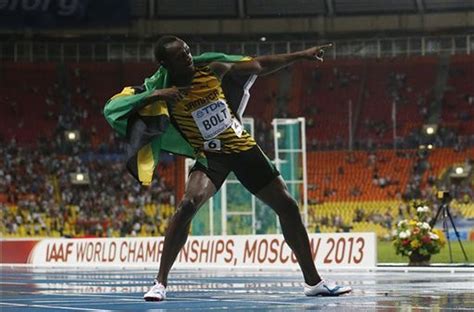 Lightning Strikes As Usain Bolt Wins 100 Meter World Championships In
