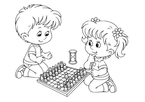 Ajedrez juego reina negra avanza. Dibujos de ajedrez | DeAjedrez.es