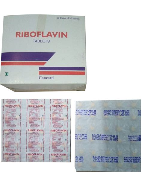 10mg Riboflavin Tablets At Rs 120box Vitamin B2 Capsules In Chennai Id 24768443588