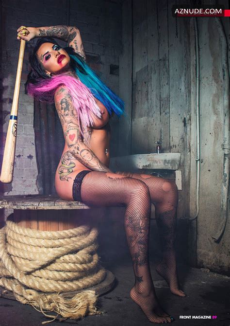 Jemma Lucy Sexy Poses AsÂ Harley Quinn For Front Magazine March 2017 Aznude