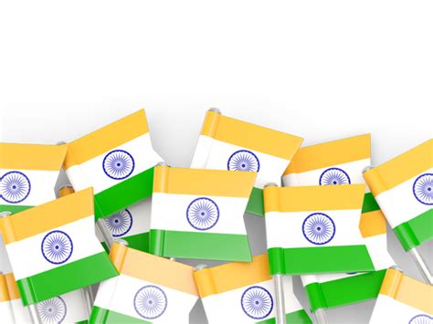 Flag Pin Backround Illustration Of Flag Of India